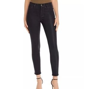 FRAME - Le High Skinny Coated Jeans